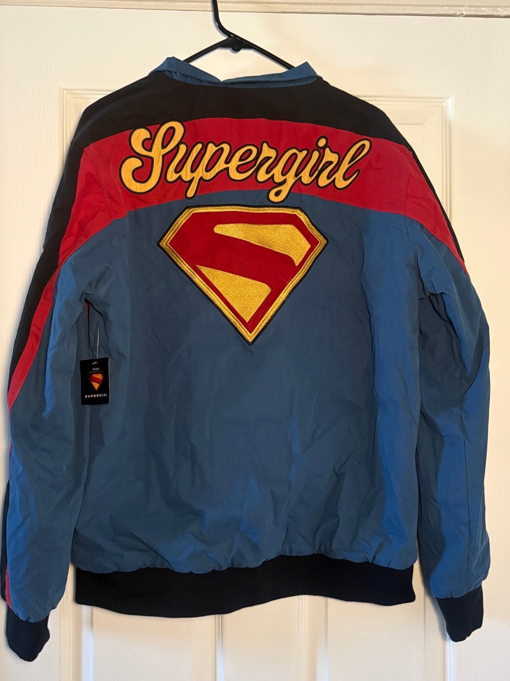 DC Comics Supergirl Windbreaker with patches / Her Universe